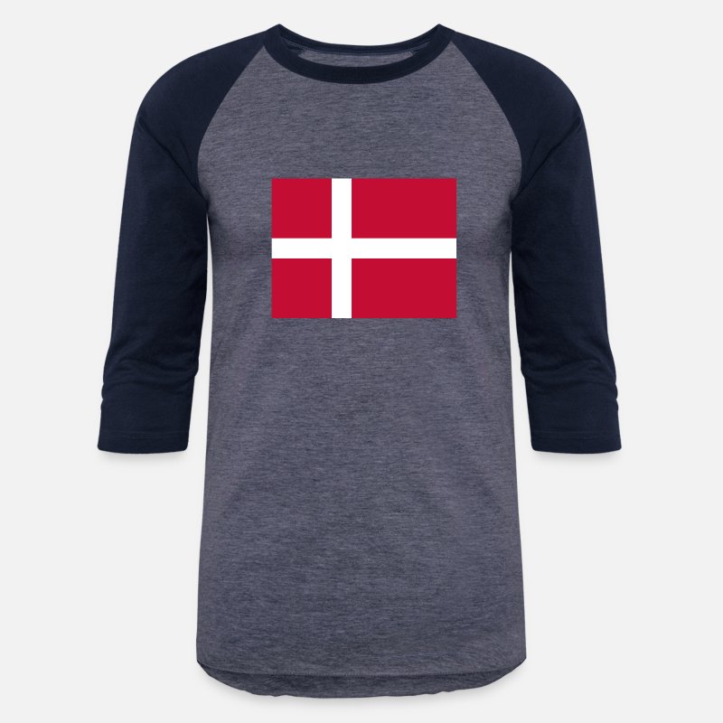 Hommes manches courtes T-shirt Danemark-Shape Danmark DRAPEAU FLAG Voyage Vacances Carte 