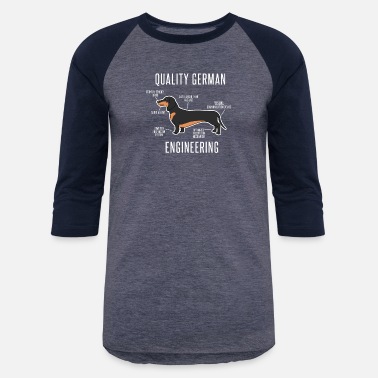 Thread Tank Dachshund Dog Stand Out Unisex 3/4 Sleeves Baseball Raglan T-Shirt Tee