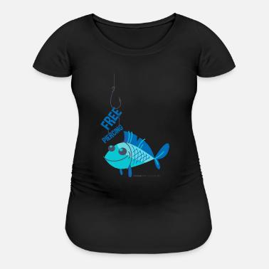 Free Piercing Fisherman Fish Hook Fishing Maternity T Shirt Spreadshirt