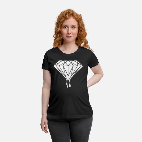 Diamond Drips Rich Money Hip Hop Gangster Gift Women S Maternity T Shirt Black