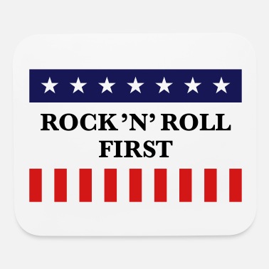 Music Rock ’n’ Roll First (Music / USA / America) - Mouse Pad