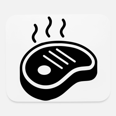 Grill Steak icon silhouette - Mouse Pad