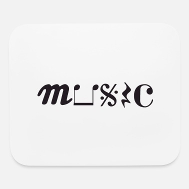 Music MUSIC Symbols - Mouse Pad