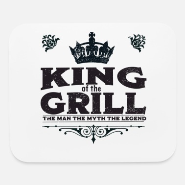 Grill Grill BBQ Funny Design - King of the Grill - Mouse Pad