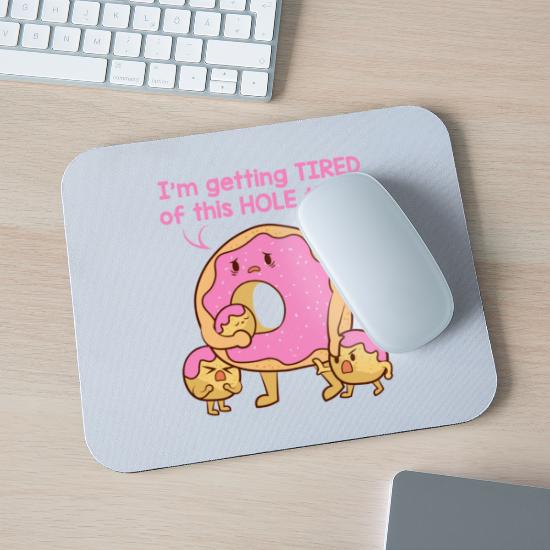 Funny Food Sweets Donuts Mouse Pad Neoprene Non Slip Mouse Pad Donuts Mouse Pad Tech Desk Office Computer Mouse Pad Office Supplies
