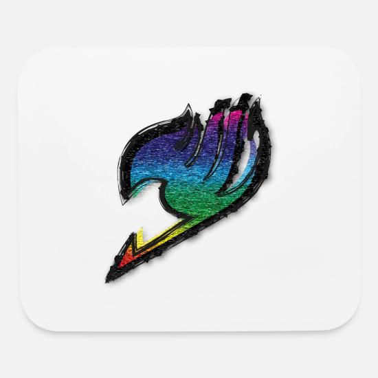 Fairytail Logo Colorful Dark Mouse Pad Horizontal White