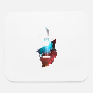 Music guitar vintage motive - music is life - Mouse Pad