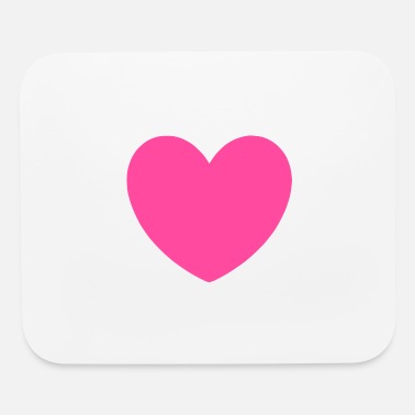 Line pink heart hearts gift valentines day couples - Mouse Pad