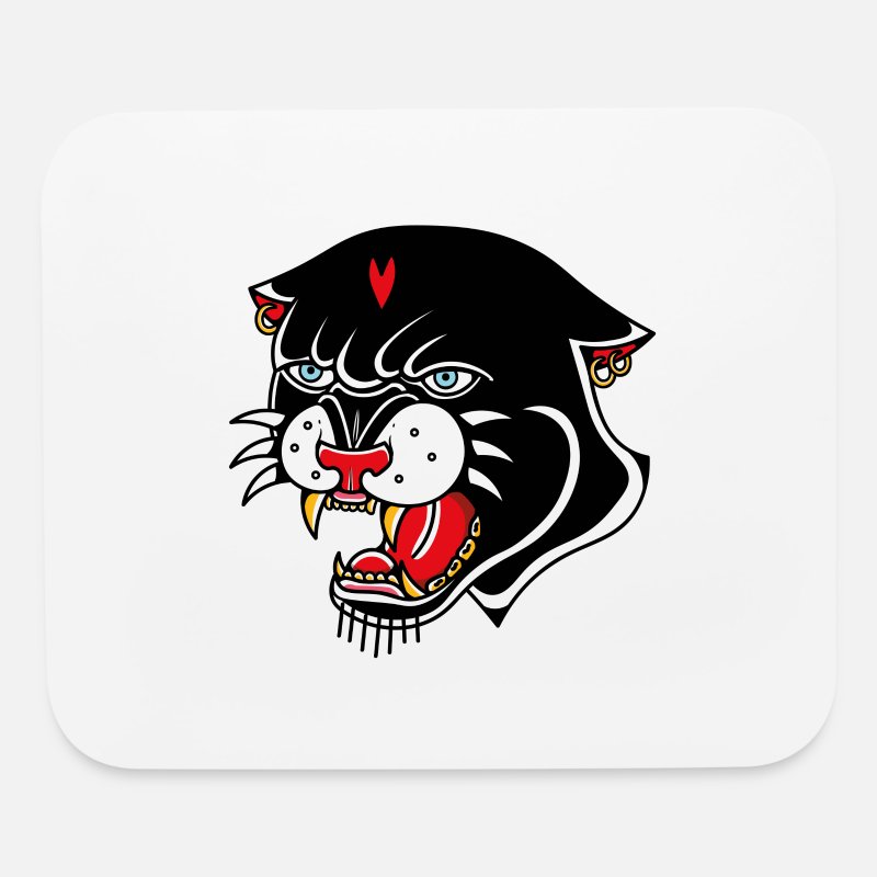 Old School Panther Tattoo' Mouse Pad | Spreadshirt