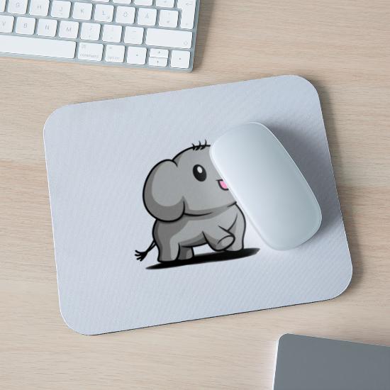 Computer Tappetino mouse-Carino Cucciolo di Elefante CARTOON Ufficio Regalo #12871 