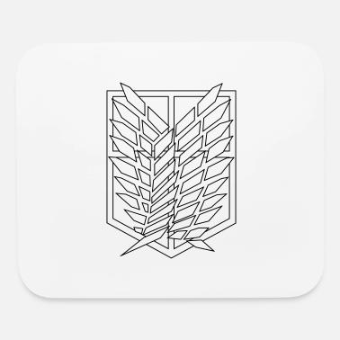 Vector Attack On Titan Survey Corps Logo Mouse Pad Spreadshirt