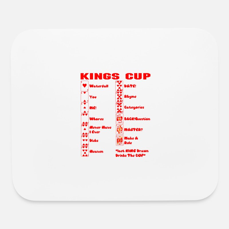 Kings Cup Card Game Drinking Game Gift Drinking' Mouse Pad | Spreadshirt
