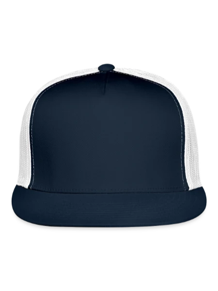 Trucker Hat - navy/white - Front