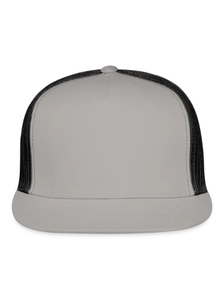 Casquette de camionneur - anthracite/noir - Devant