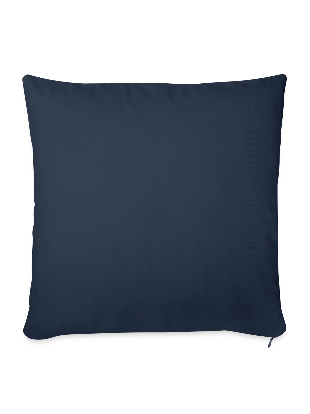 Throw Pillow Cover 17.5” x 17.5” - navy - Front