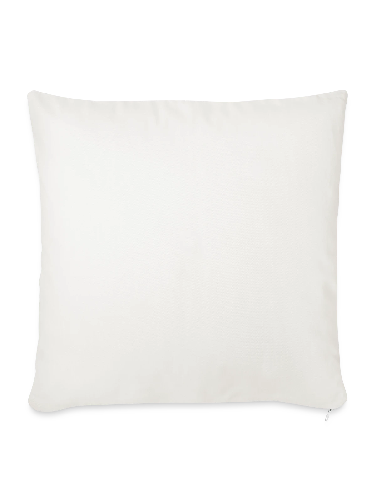 Throw Pillow Cover 17.5” x 17.5” - natural white - Front