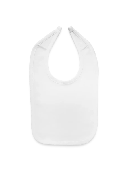 Bavette pour bébé - blanc - Devant