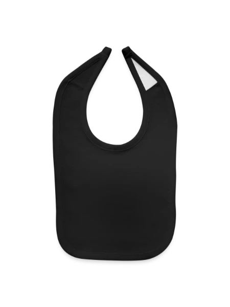 Baby Bib - black - Front
