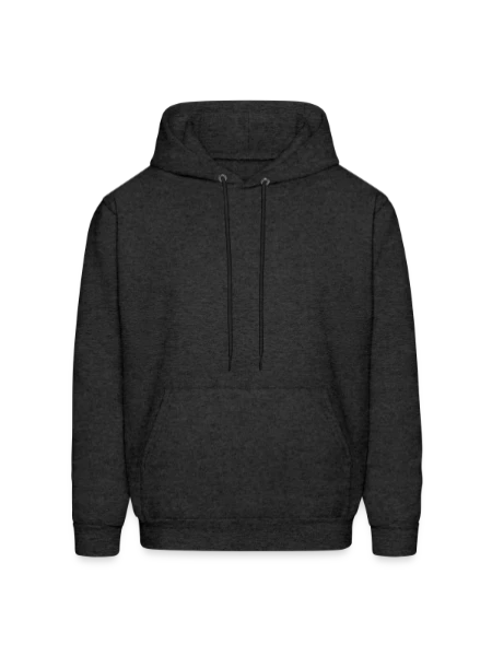 Men's Hoodie - charcoal grey - Front