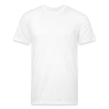 Unisex Poly/Cotton T-Shirt - white - Front - Jose (178cm)