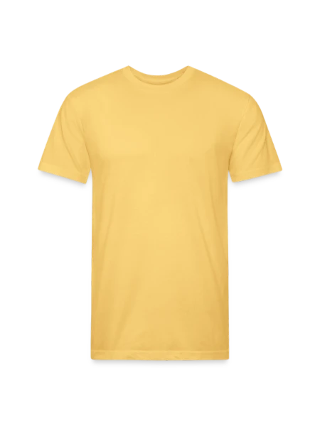 Unisex Poly/Cotton T-Shirt - pastel yellow - Front