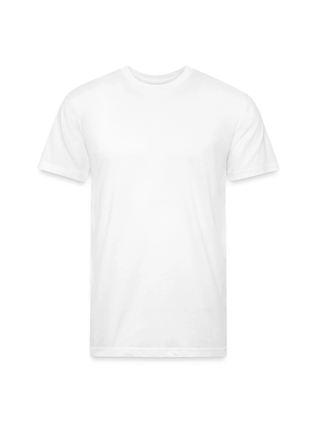 Unisex Poly/Cotton T-Shirt - white - Front