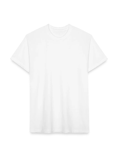 Unisex Poly/Cotton T-Shirt - white - Front