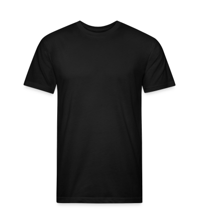 T-shirt ajusté en polycoton pour hommes
