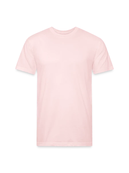 Unisex Poly/Cotton T-Shirt - blush pink  - Front