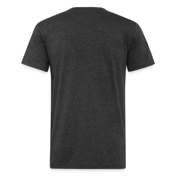 Unisex Poly/Cotton T-Shirt - heather black - Back - Jose (178cm)
