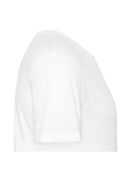 Unisex Poly/Cotton T-Shirt - white - Right