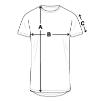 Tee-t-shirt urbain de corps pour hommes | Toile
