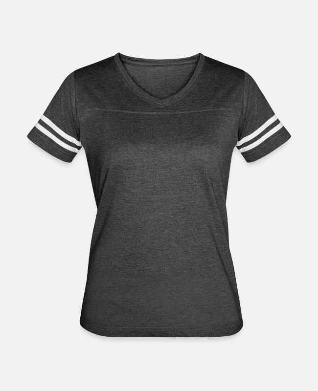 Women's V-Neck Football Tee Front - center