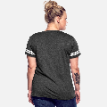 Women's V-Neck Football Tee Back - Slide 4