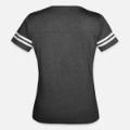 Women's V-Neck Football Tee Back - Slide 5