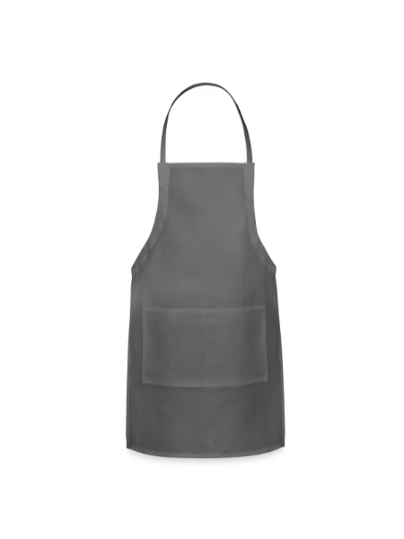 Adjustable Apron - charcoal - Front