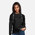 Unisex Lightweight Terry Hoodie Front - Slide 1