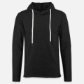 Unisex Lightweight Terry Hoodie Front - Slide 3