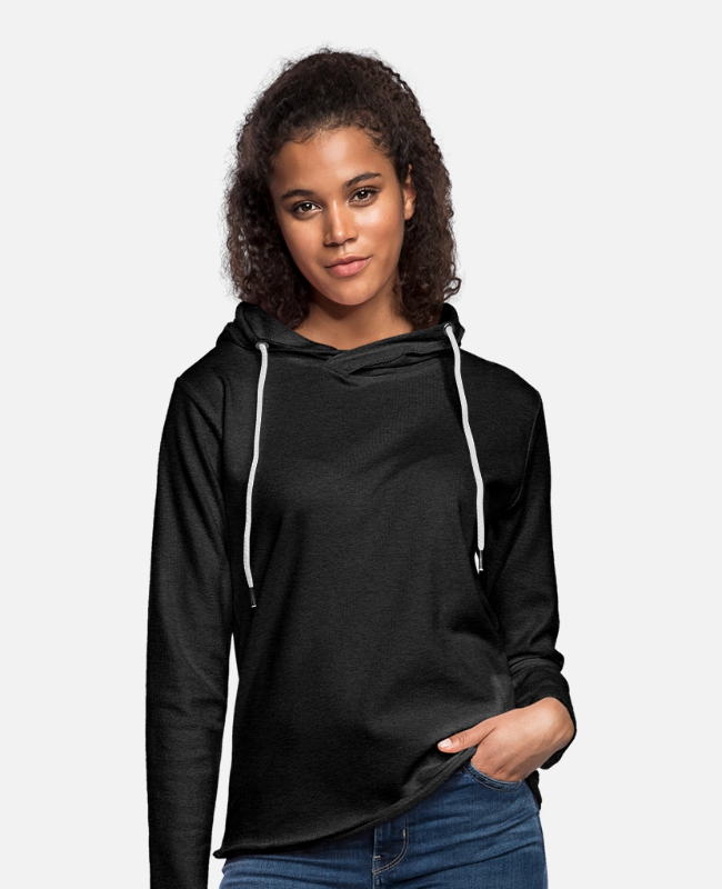 Unisex Lightweight Terry Hoodie Front - center