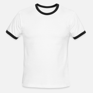 T-shirt à bandes contrastées pour hommes  