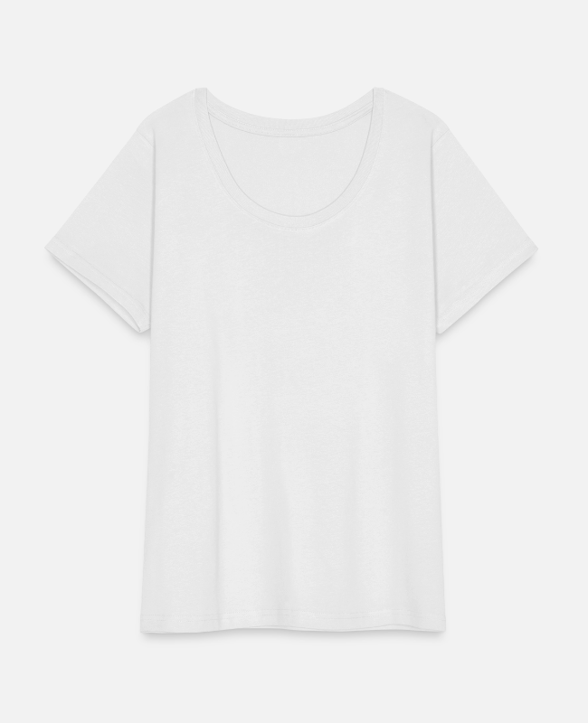 Women's Curvy T-Shirt Front - center