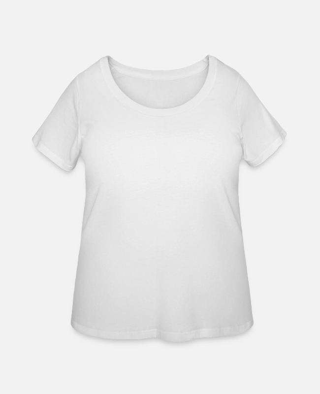 Women's Curvy T-Shirt Front - center