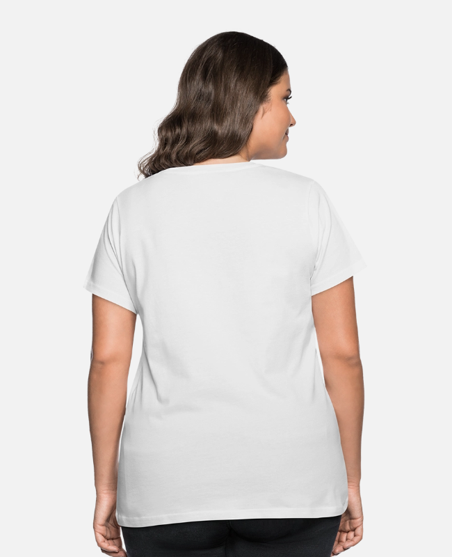 Women's Curvy T-Shirt Back - center
