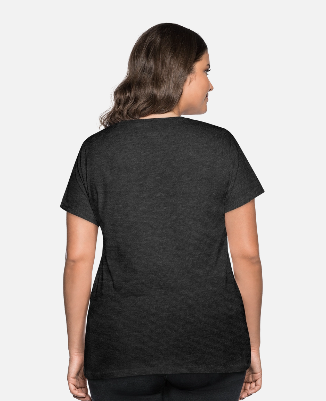 Women's Curvy T-Shirt Back - center
