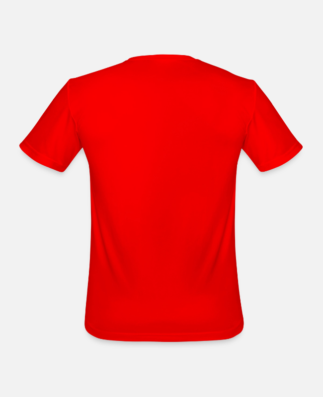 Men's Moisture Wicking Performance T-Shirt Back - center