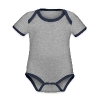 Small preview image 1 for Organic Contrast Short Sleeve Baby Bodysuit | Spreadshirt 1268