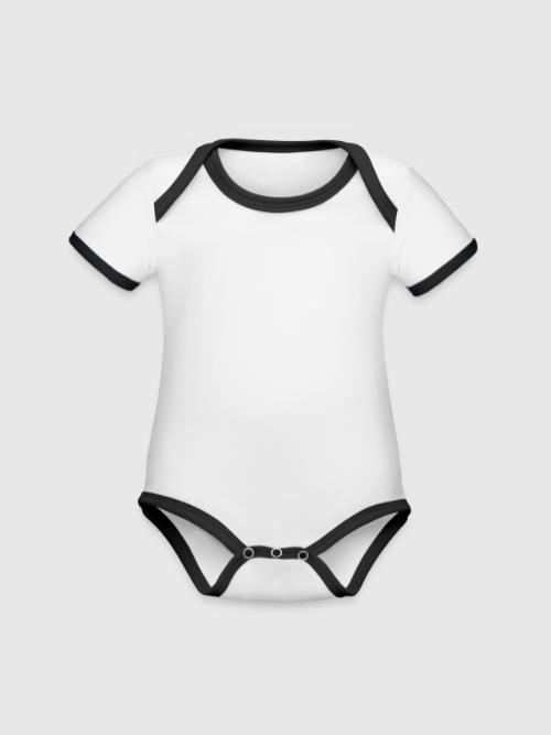 Organic Contrast SS Baby Bodysuit