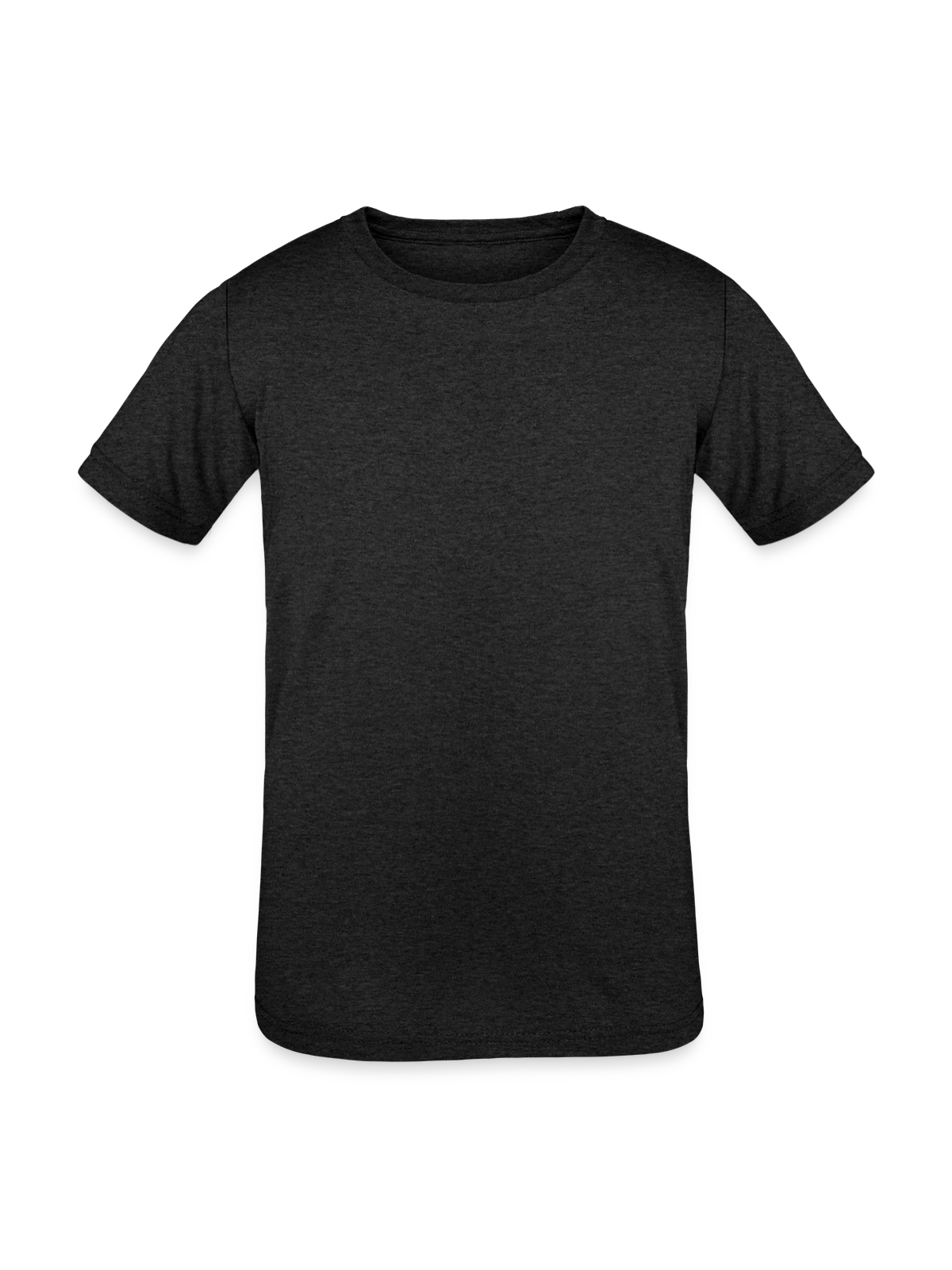 Kids' Tri-Blend T-Shirt - heather black - Front