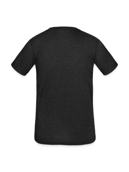 Kids' Tri-Blend T-Shirt - heather black - Back