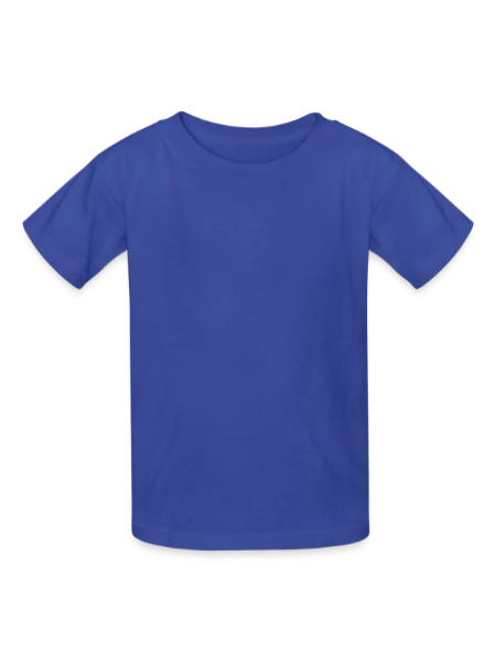 Heavyweight Kid's T-Shirt - royal blue - Front